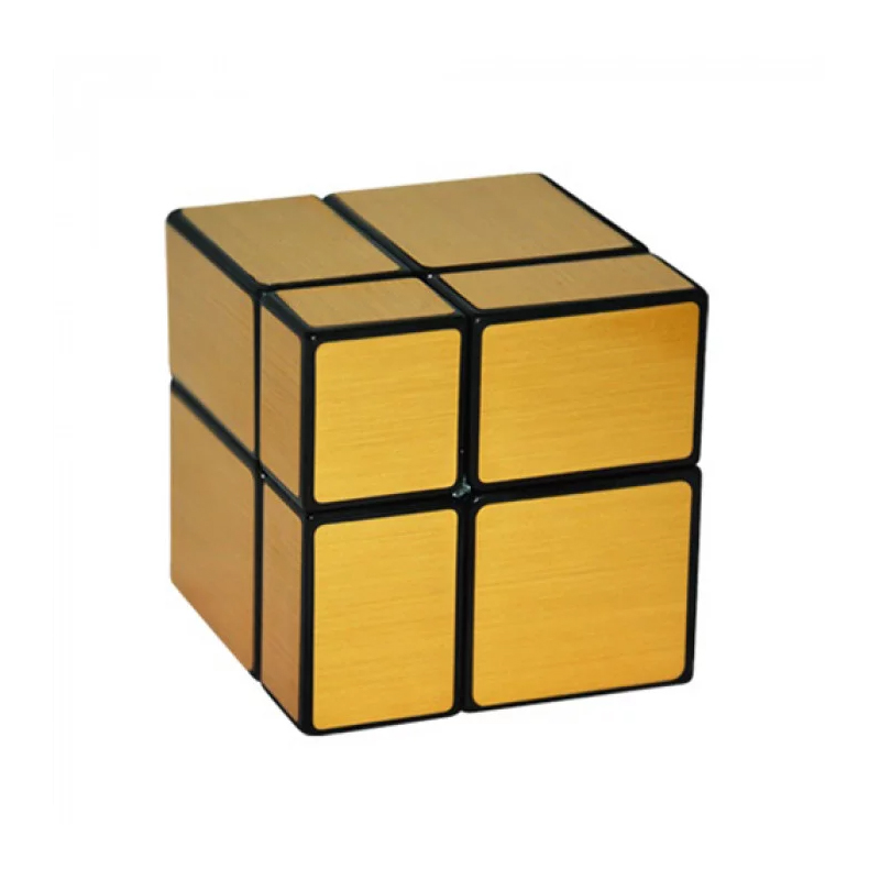 Дзеркальний кубик Рубіка 2x2 Золото - 170219 large popup