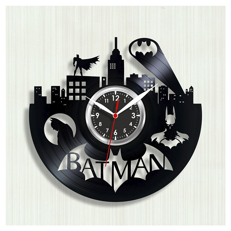 Годинник вініловий Бетмен, Batman, діаметр 30 см large popup