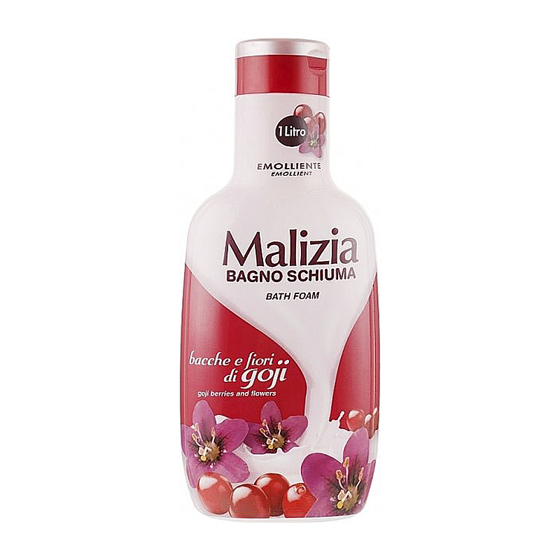 Піна для ванни Malizia Goji Berries and Flowers, 1000мл large popup