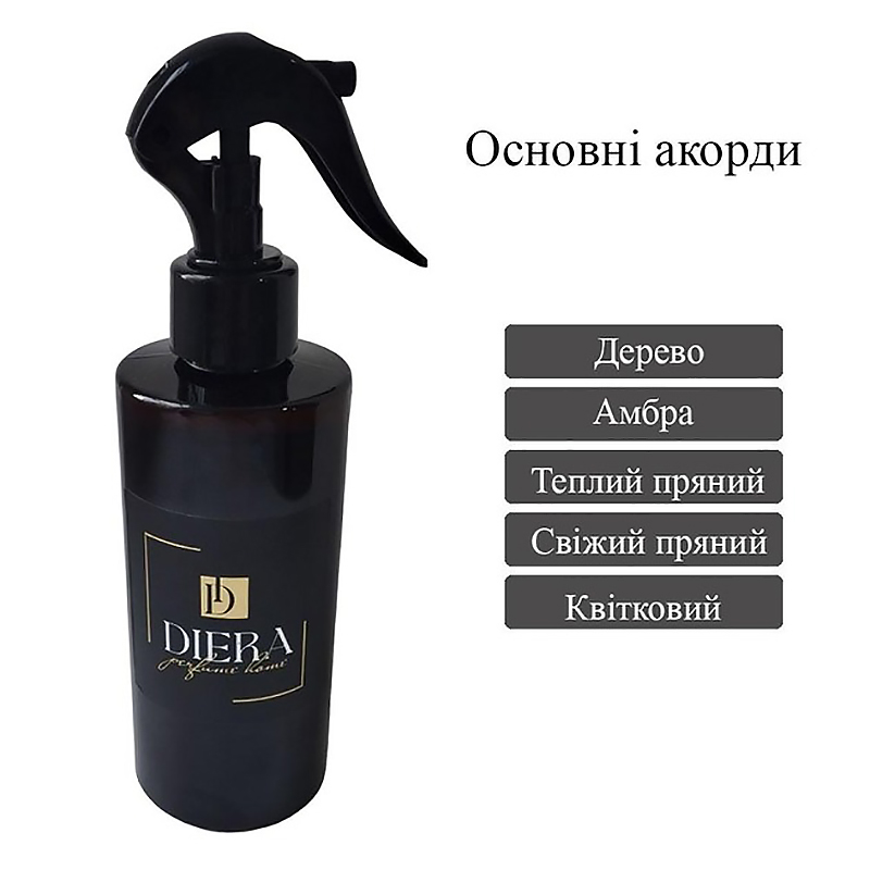 Cпрей парфумований універсальний для дому Diera perfume home №6, 300 мл. - 187366 large popup