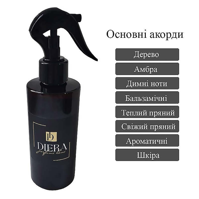 Cпрей парфумований універсальний для дому Diera perfume home №3, 300 мл. - 187349 large popup