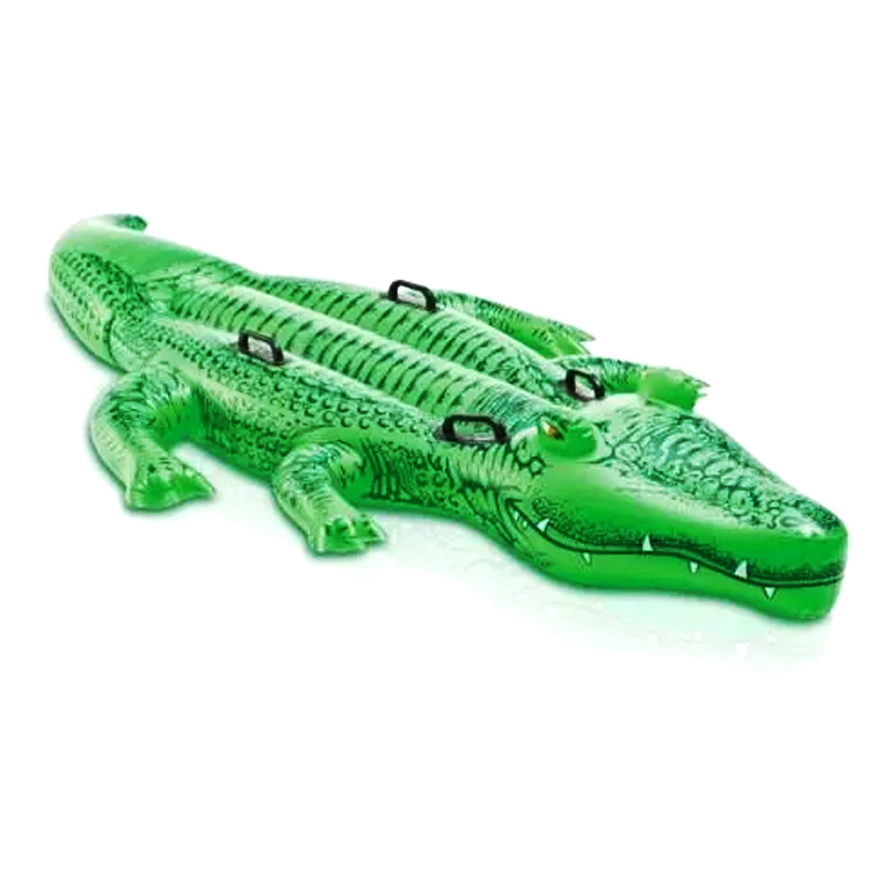 Крокодил із чотирма ручками, 203*114 см, у кор. 23*24*10см, INTEX (58562) large popup