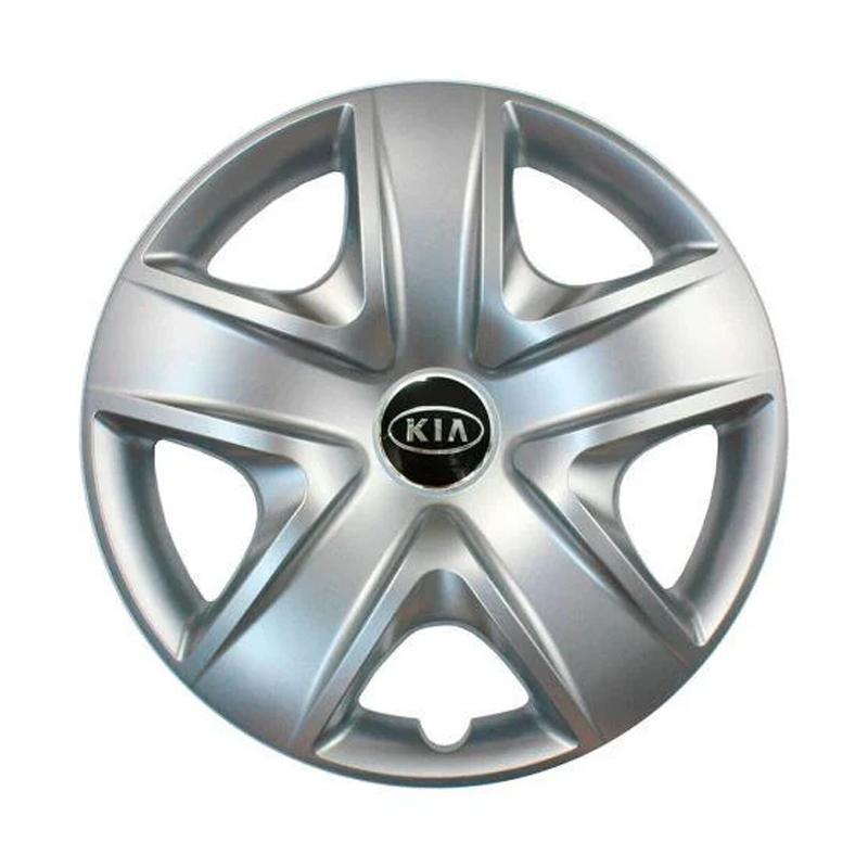 Ковпаки автомобільні SKS 500 R17 з логотипом Kia 4 шт. Сріблястий large popup