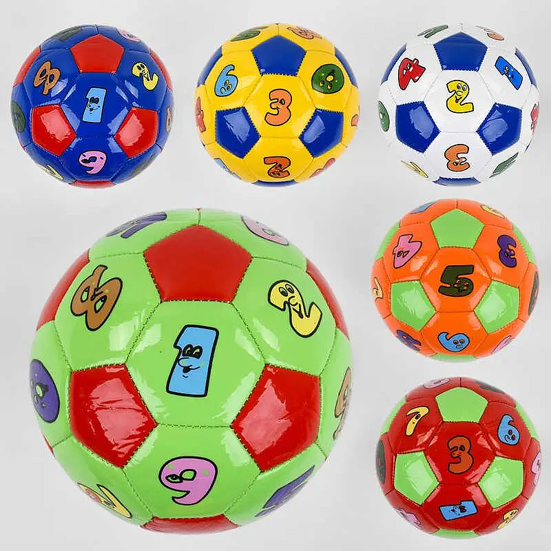 М'яч футбольний, розмір №2, вага 100 грамів, матеріал PVC, балон гумовий (C44749) - 165980 large popup