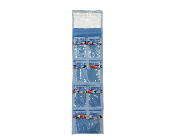 Органайзер Маленька Кишенька в шафку на 6 кишень, блакитний 24*85 (5447) large popup