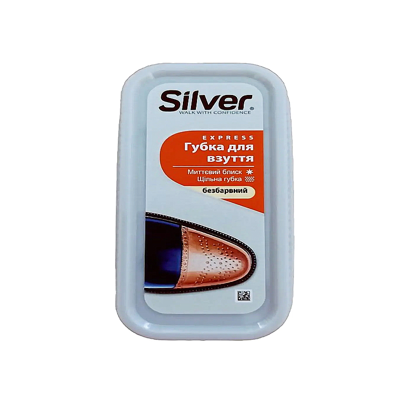 Губка-блиск для взуття Silver безколірна (01262) large popup