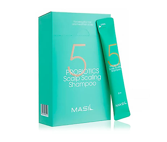 Шампунь Masil 5 Probiotics Scalp Scaling Shampoo для глибокого очищення шкіри голови,8 мл (026114) large popup