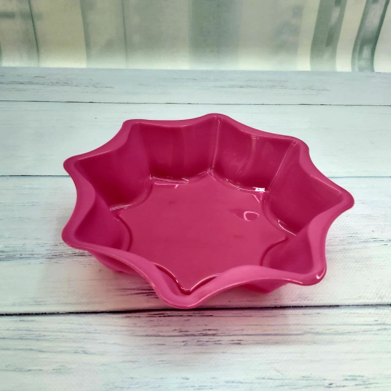 Форма для випічки Торта восьмикутник силікон рожева (FRU-851) - 1216 large popup