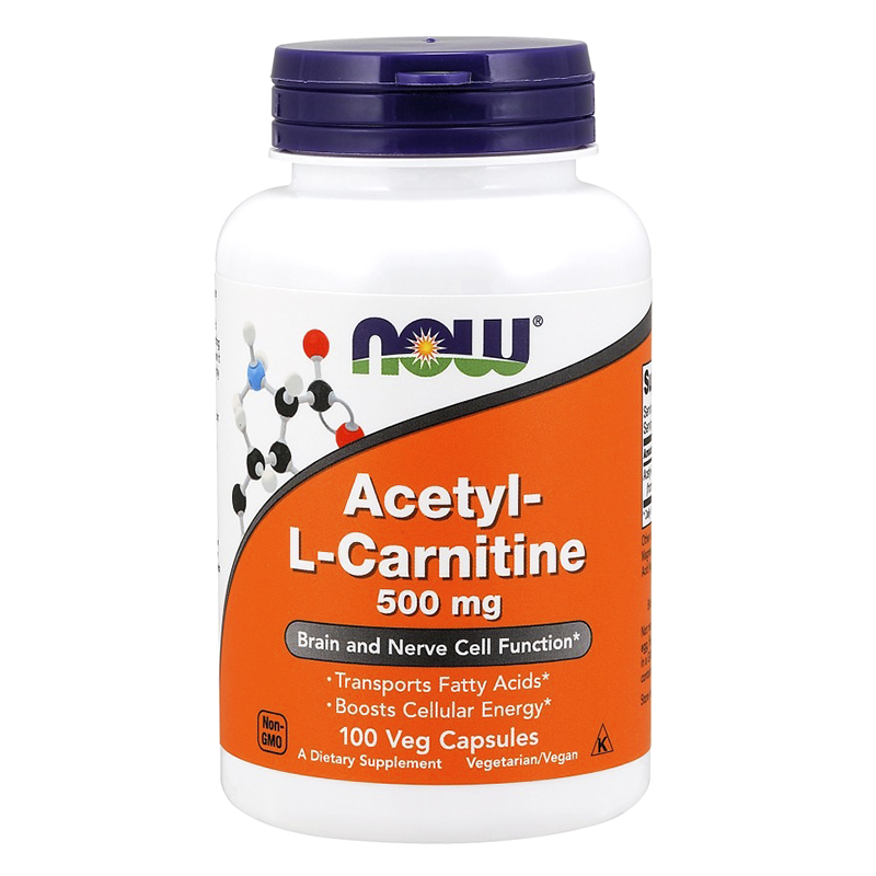 Ацетил-L-Карнітин NOW Acetyl-L-Carnitine 500 mg 100 caps large popup