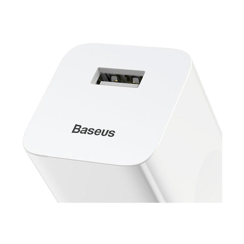 Адаптер Baseus Home Charger 1USB QC3.0 12V/2A White large popup