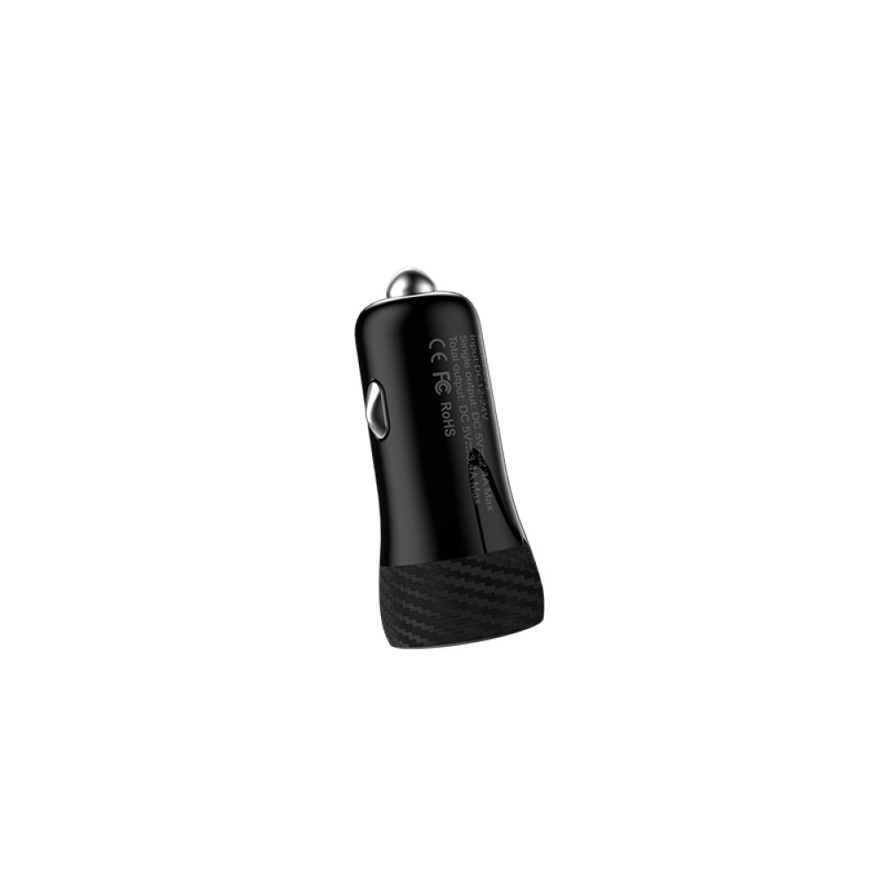 Адаптер Hoco Z21 автомобільний, 2 USB Port 3.4A, швидка зарядка, чорний large popup