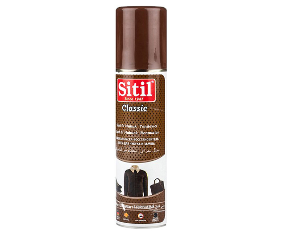 Аэрозоль для замши и нубука Sitil коричневый 300 мл (3480) large popup