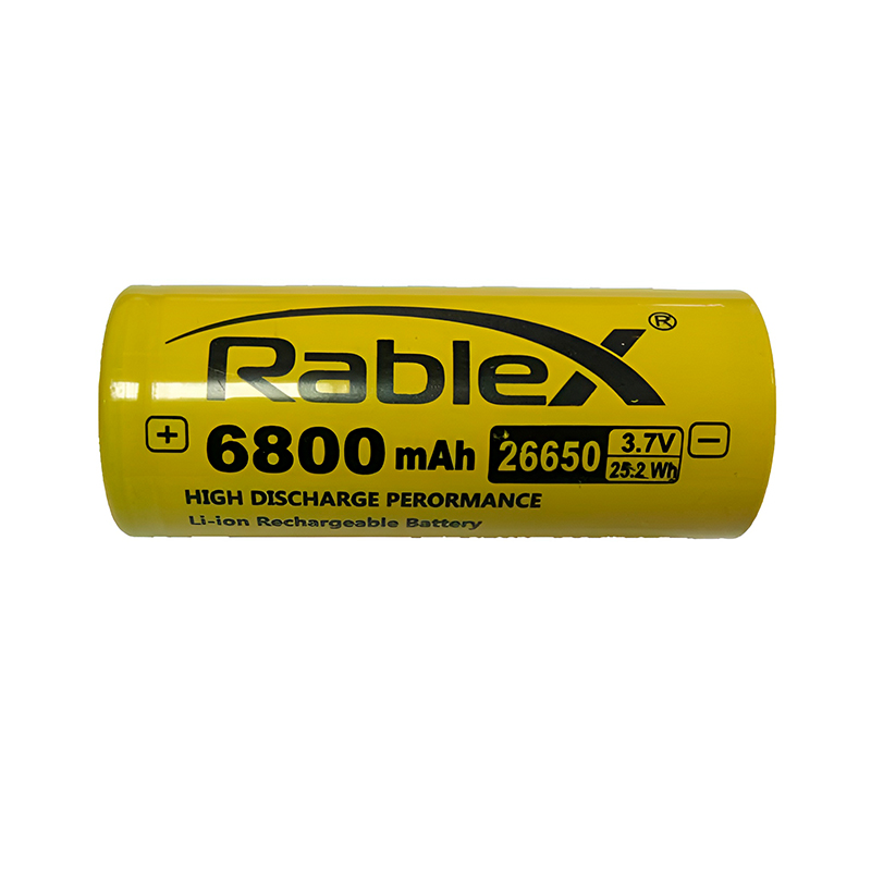 Аккумулятор 26650 Rablex yellow 6800mAh 3.7V Li-ion
 large popup