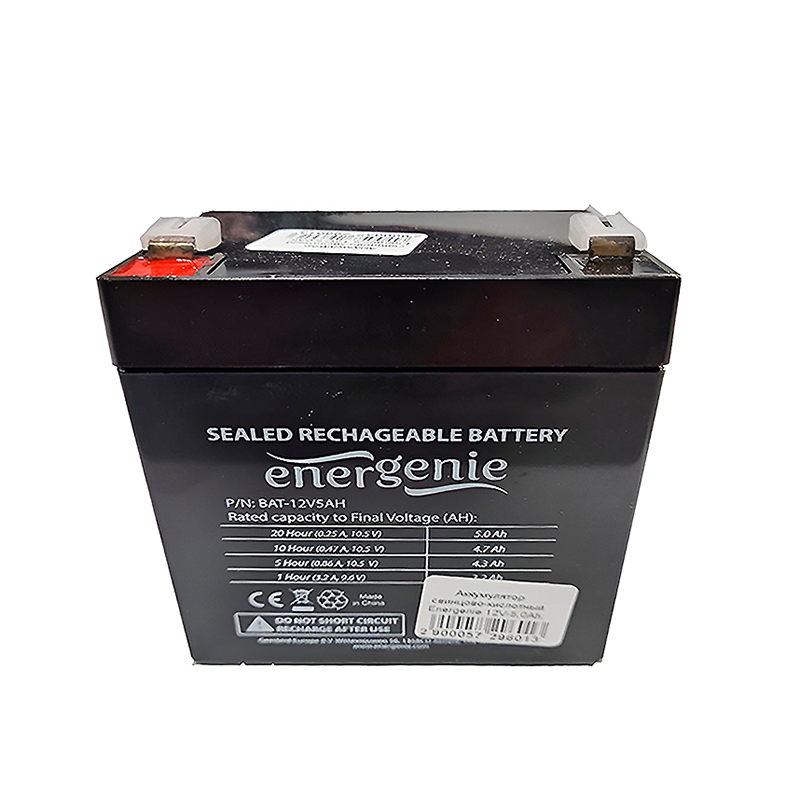 Аккумулятор свинцово-кислотный Energenie 12V-5,0Ah large popup