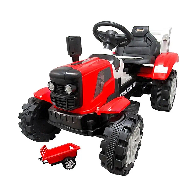 Акумуляторний трактор С2 червоний з причепом TS-6601 (S-6601)
 large popup