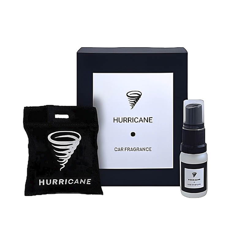 Ароматизатор автомобільний СПРЕЙ САШЕ HURRICANE BLACK (STANDART) large popup