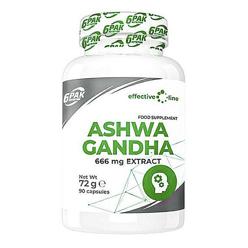 Ашваганда 6Pak Ashwagandha 666 mg 90 caps large popup