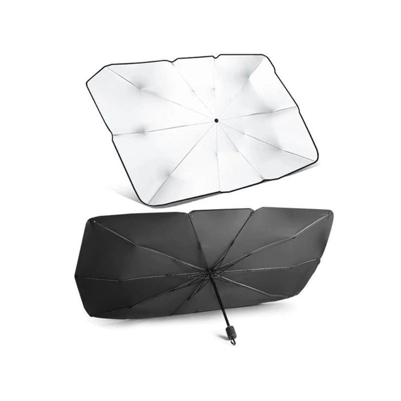 Автомобільний зонтик, автомобільний світловідбивний шторка 65×120 см (Польща) large popup
