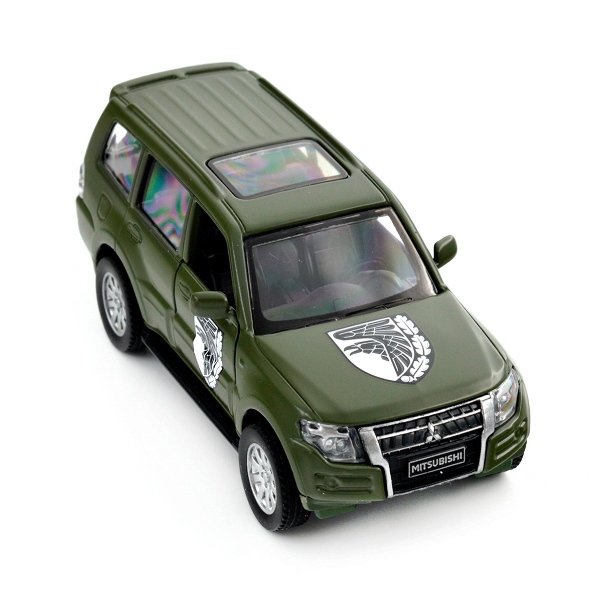 Автомодель серії "Шеврони Героїв" - MITSUBISHI PAJERO 4WD TURBO - "93 ОМБр" large popup