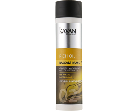 Бальзам-маска KAYAN Rich oil, для сухого і пошкодженого волосся, 250 мл (407041) large popup