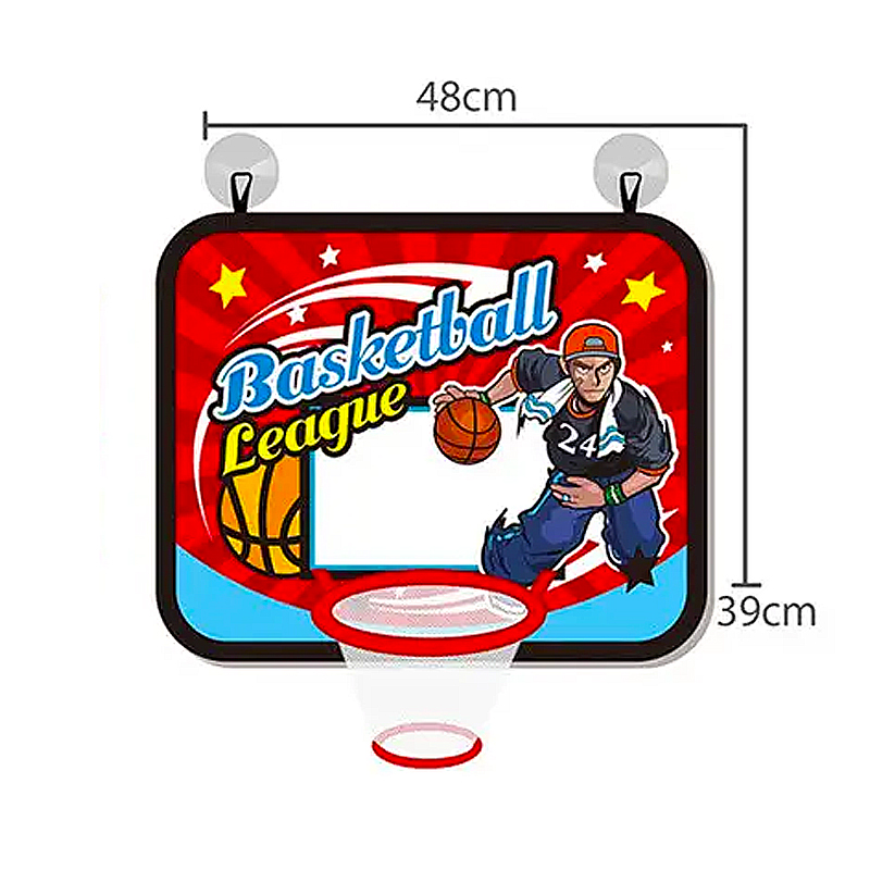 Баскетбольний кошик на присосках, у кор.28*6,5*21см large popup