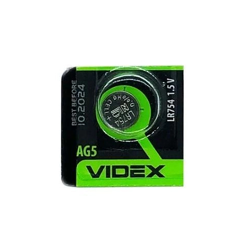Батарейка Videx AG 5 (LR754) 1шт. large popup