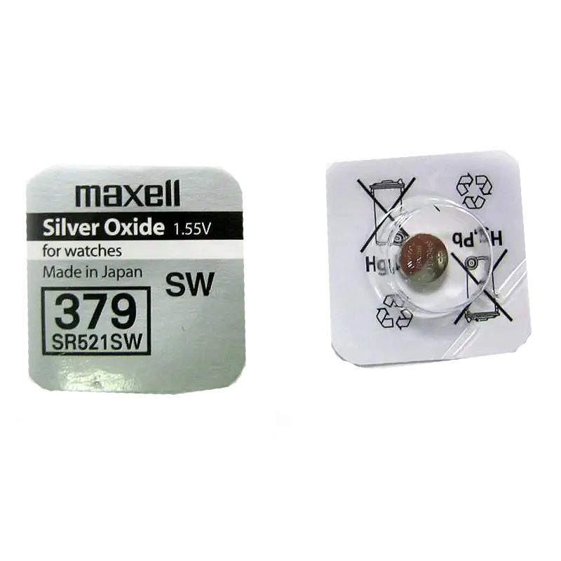 Батарейка Maxell AG0 SR521SW (379) 1шт large popup