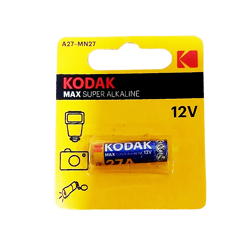 Батарейка 27A Kodak 12B, 1шт (блістер по 1 шт) MN27 large popup