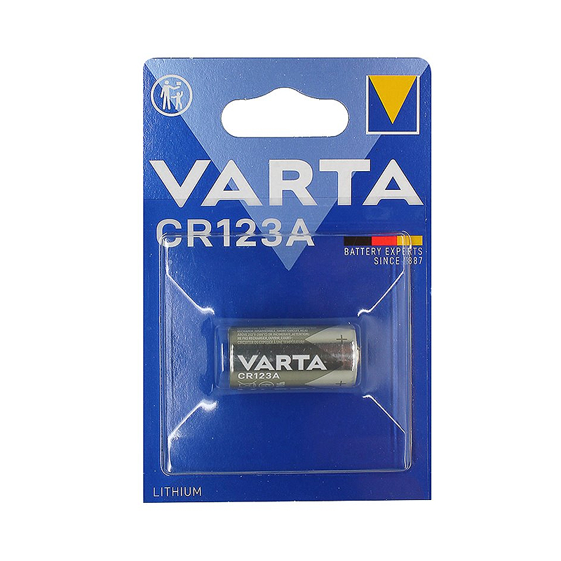 Батарейка CR 123A Varta 3V Lithium, 1шт large popup