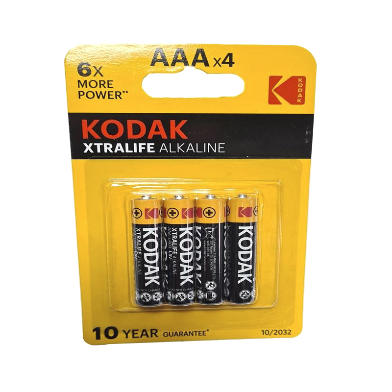 Батарейка LR03 Kodak Xtralife, 1шт (tray по 4шт) AAA large popup