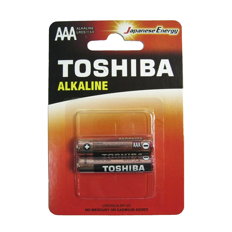 Батарейка LR03 Toshiba Economy, 1шт (блистер по 2шт) AAA large popup