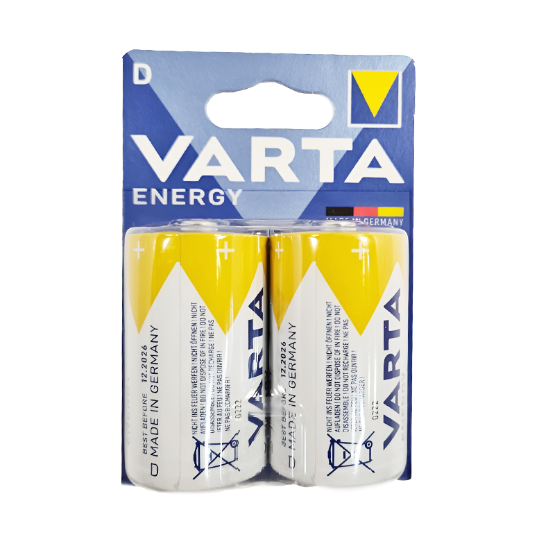 Батарейка LR20 Varta Energy, 1шт (блістер по 2шт) D
 large popup