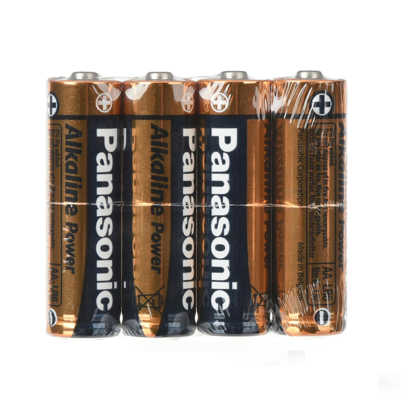 Батарейка PANASONIC LR06 Alkaline Power AА (пальчик), 1 уп (4шт) (30607) large popup