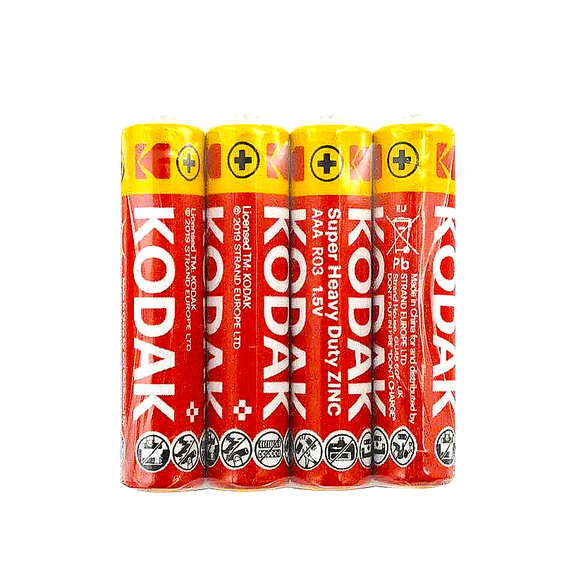 Батарейка R03 Kodak Long life , 1шт (trey по 4шт) AAA large popup