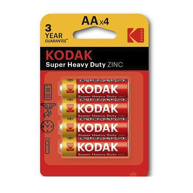 Батарейка R6 Kodak Long life, Ціна за 1шт (блістер по 4шт) AA large popup