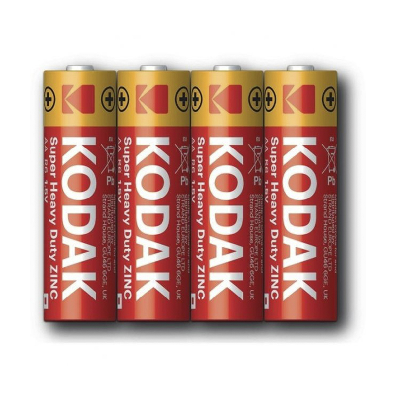 Батарейка R6 Kodak Long life, Ціна 1шт (trey по 4шт) AA large popup