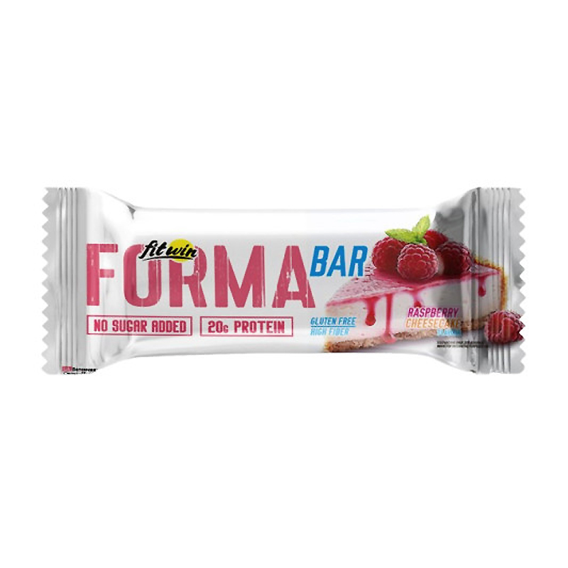 Батончик FORMA BAR, БЕЗ ЦУКРУ Малиновий чізкейк, 60 г. (230081) large popup