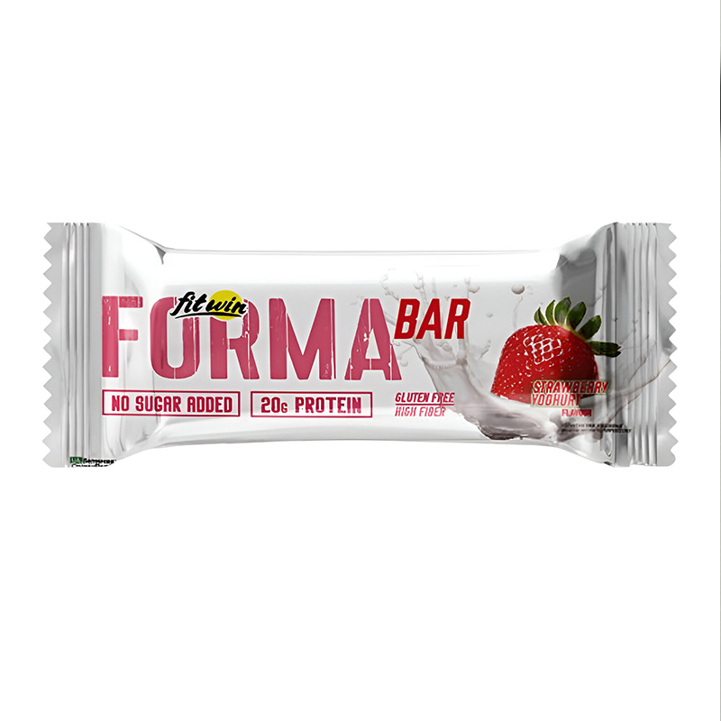 Батончик FORMA BAR, БЕЗ ЦУКРУ Полуничний йогурт, 60 г. (230074)  large popup