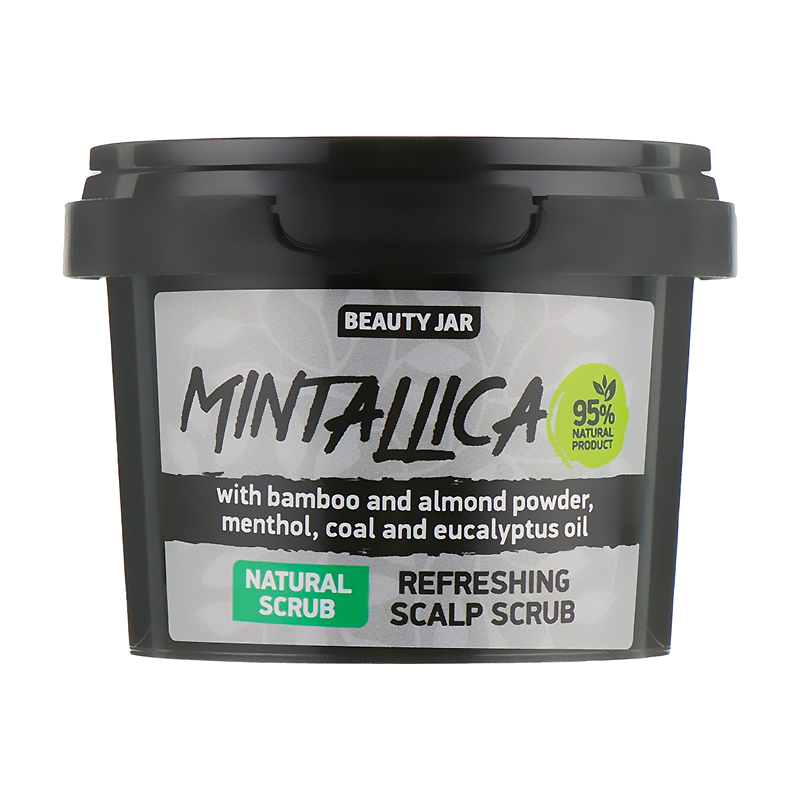 Beauty Jar Скраб-шампунь очищуючий для шкіри голови Mintallica 100 г large popup
