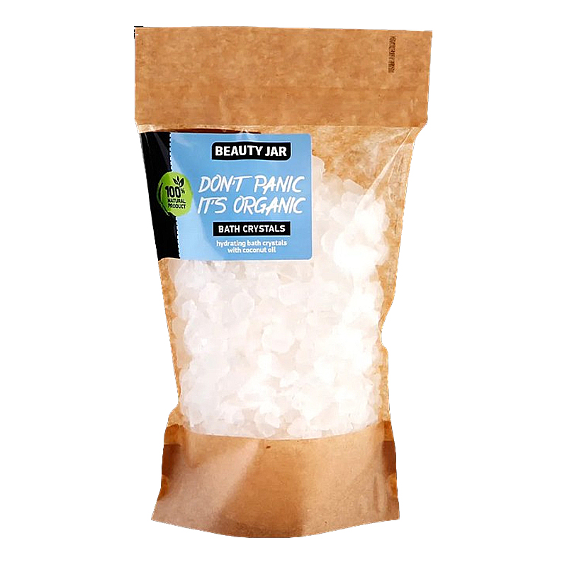 Beauty Jar Зволожуючі кристали для ванни з кокосовою олією Don’t Panic it’s Organic 600 г large popup