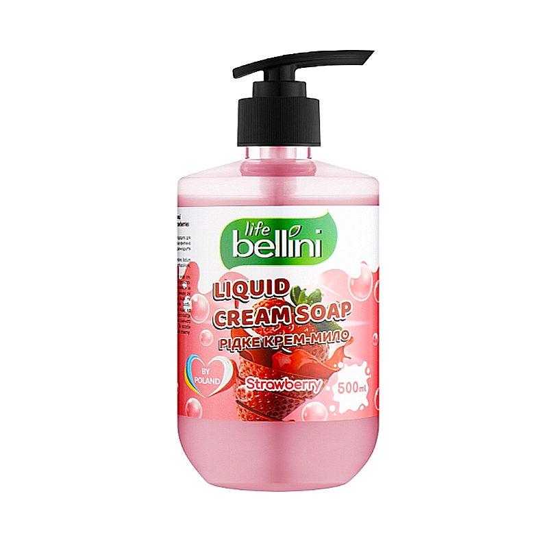 Мило рідке Bellini Life з ароматом полуниці, 500мл large popup