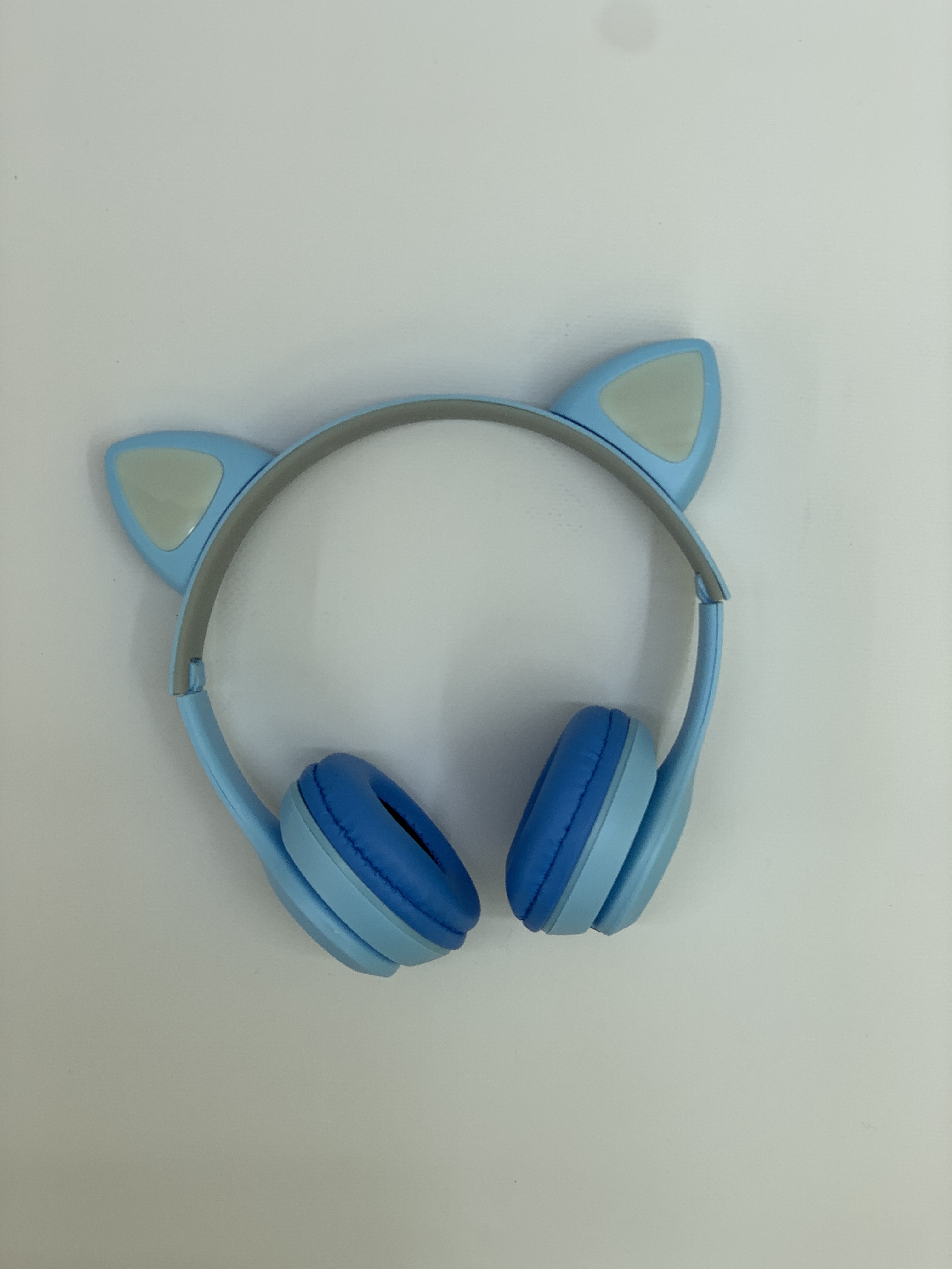 Навушники бездротові Bluetooth з котячими вушками і LED підсвічуванням Cat Ear Y47 М (N3630) - 9776 large popup