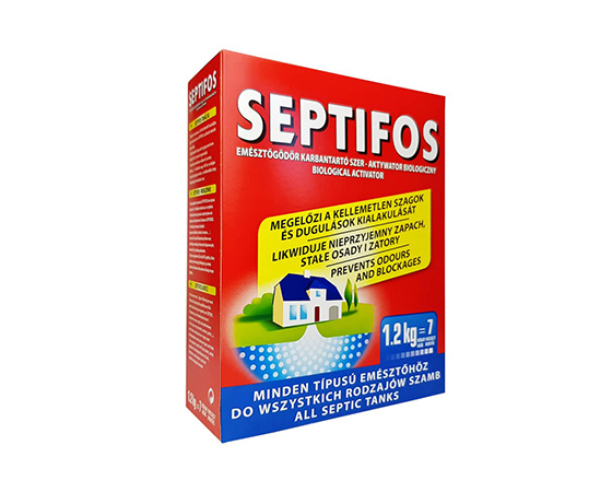 Биоактиватор Septifos для выгребных ям, септиков, уличных туалетов 1,2 кг large popup