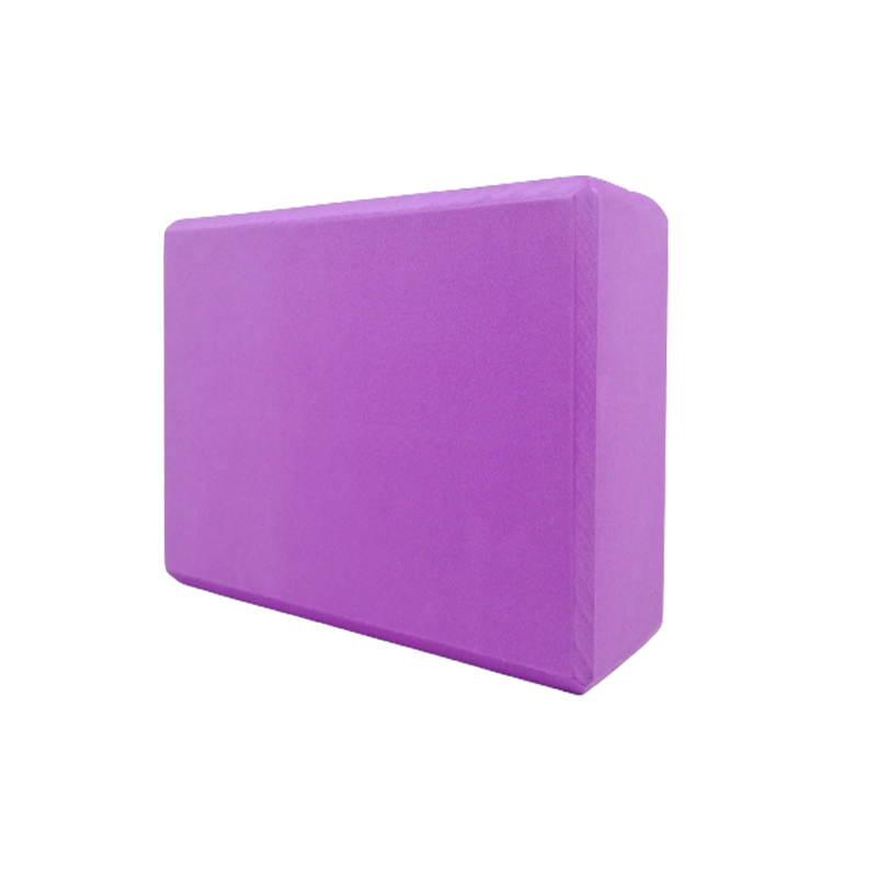 Блок для йоги EasyFit EVA, 23х15,5х7,5 см, фіолетовий (EF-1818-V)  large popup