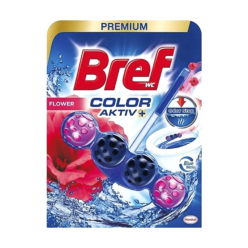 Блок для унітазу Bref Color Aktiv Flower 1 шт large popup