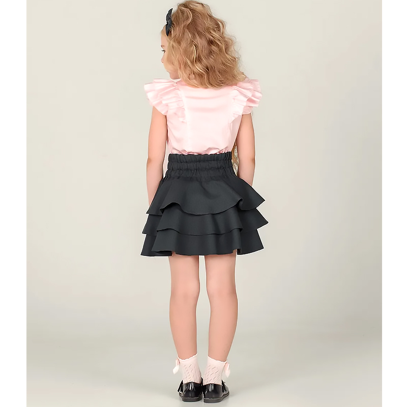 Блузка Zironka рожева без рукавів для дівчинки, р.140 (арт. 2622300502) large popup