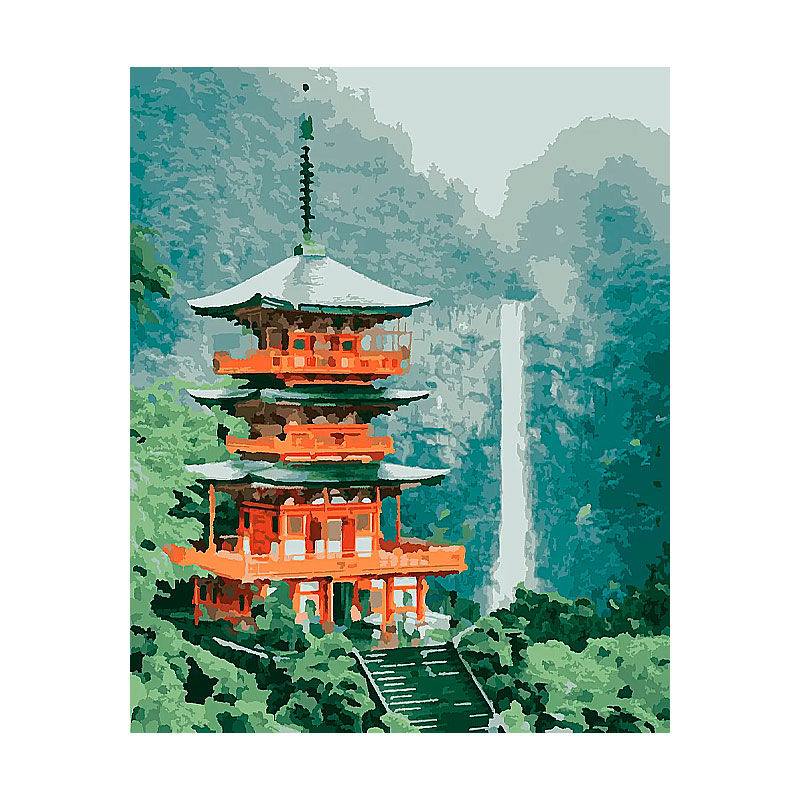Картина за номерами 'Пагода' 40*50 см large popup