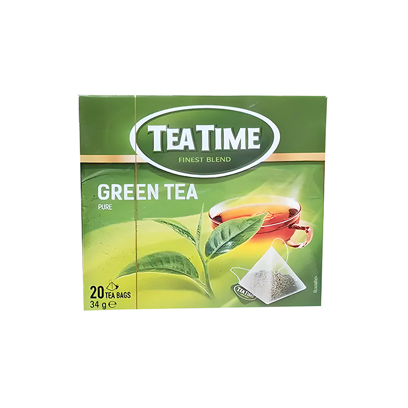 Чай зелений класичний у пакетиках GREEN Tea Time, 20 шт., 40 г.
 large popup