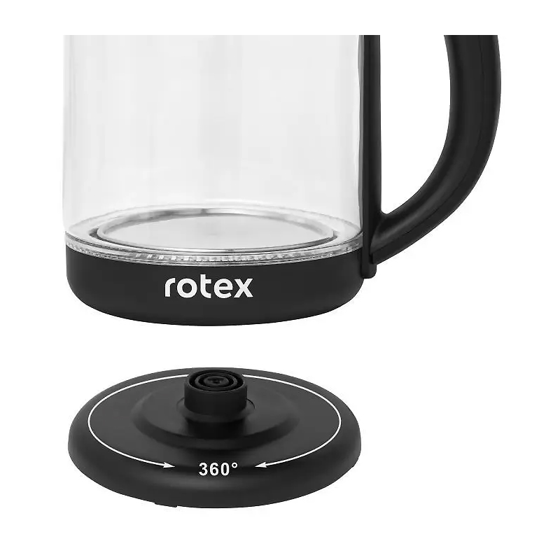 Чайник Rotex RKT90-G (скло, підсвітка) large popup