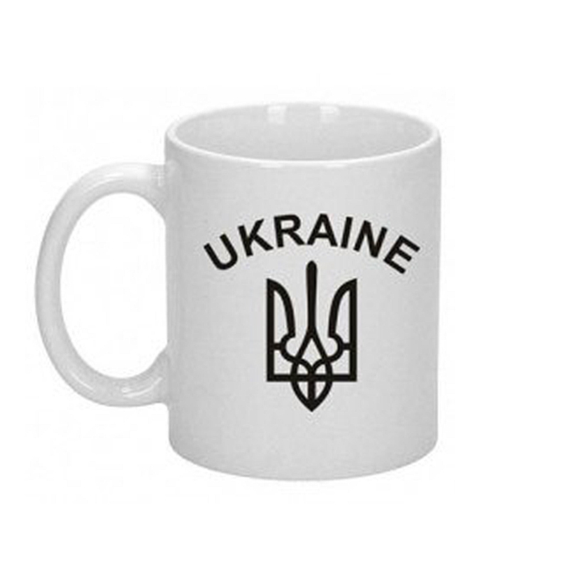 Чашка з надписом UKRAINE, 330мл large popup